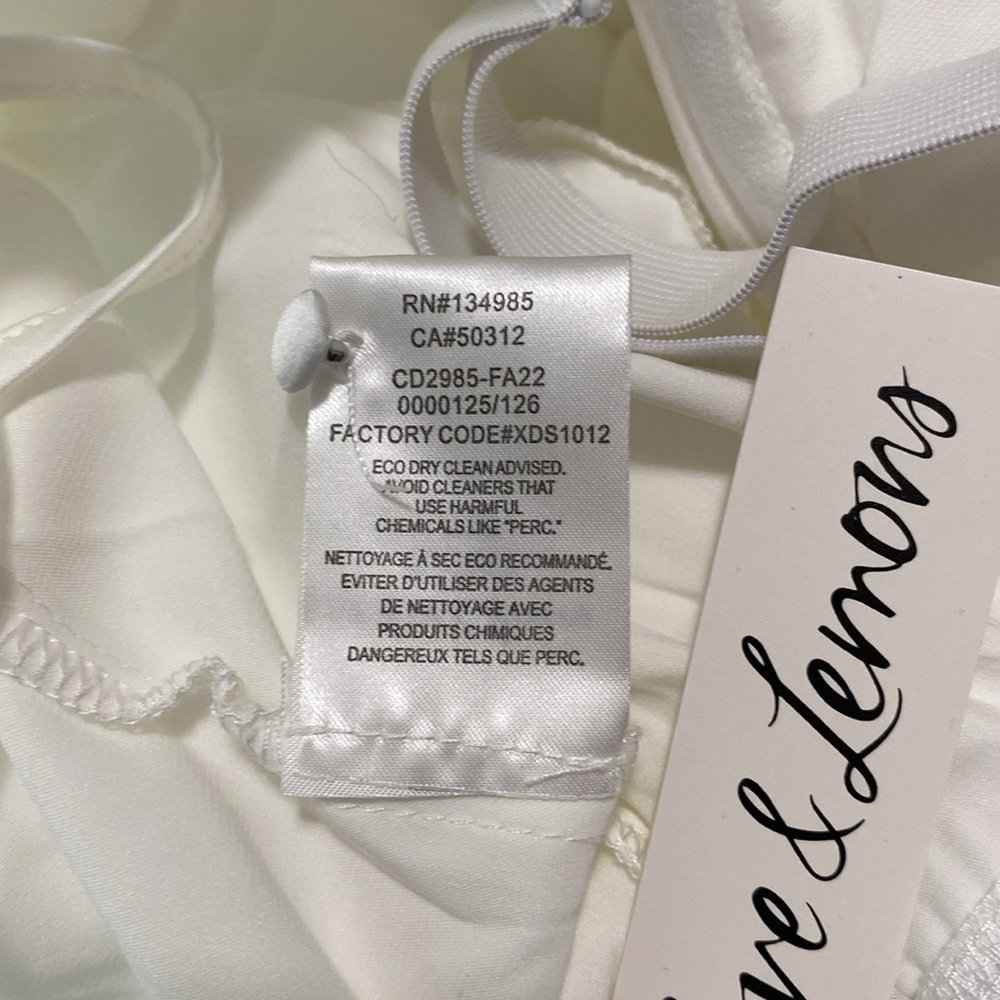 For Love & Lemons Lily Bridal Dress Size S NWT - Picture 9 of 9